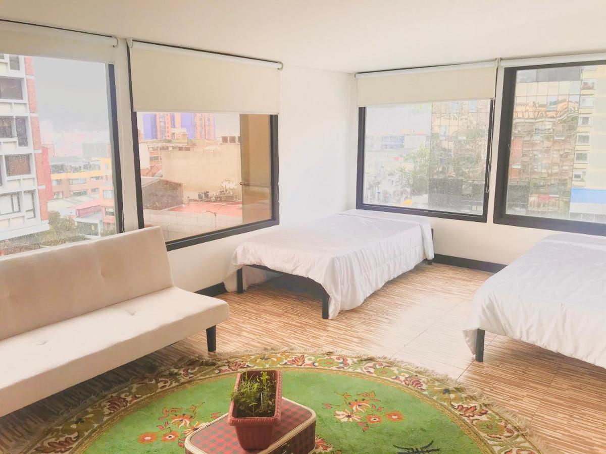Hostal - Hotel - Apartaestudios Amoblados Chapinero Las Mandarinas - Coworking Bogotá Dış mekan fotoğraf