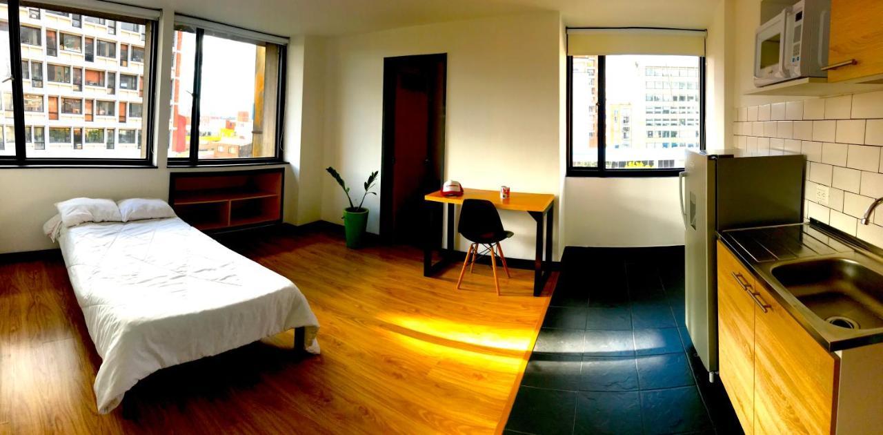 Hostal - Hotel - Apartaestudios Amoblados Chapinero Las Mandarinas - Coworking Bogotá Dış mekan fotoğraf