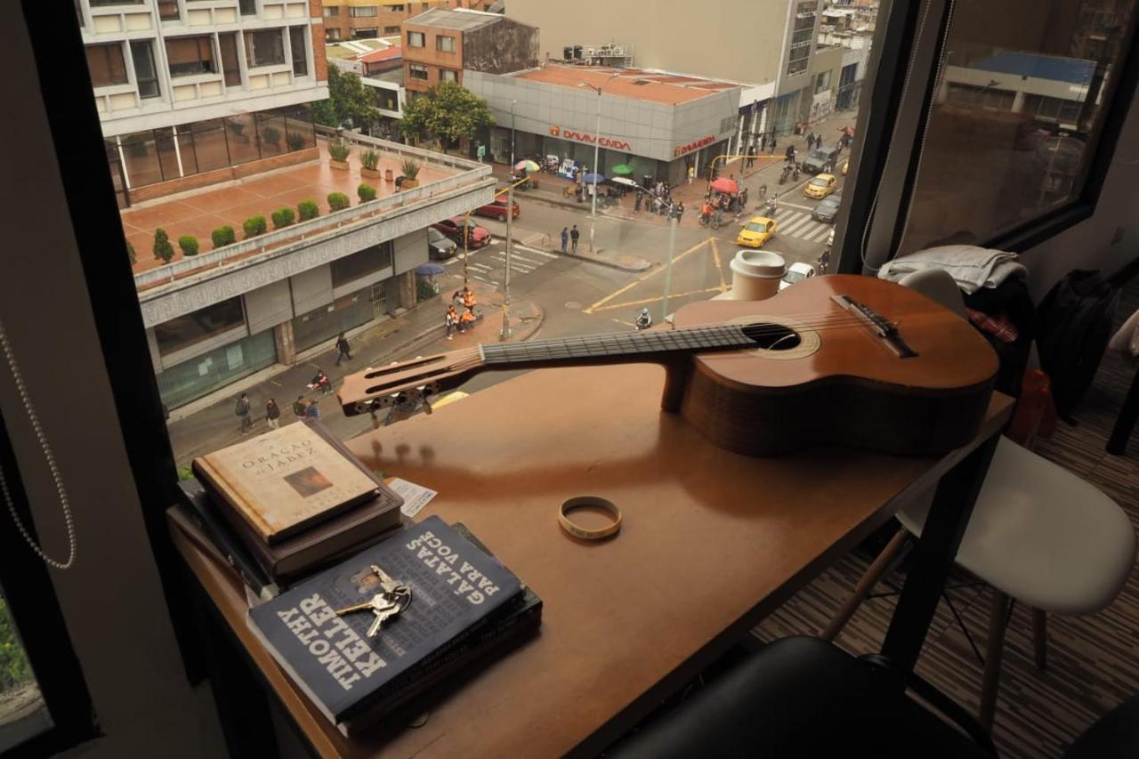 Hostal - Hotel - Apartaestudios Amoblados Chapinero Las Mandarinas - Coworking Bogotá Dış mekan fotoğraf